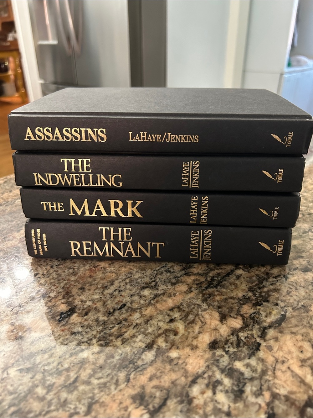 Left Behind Series Black Decorative Hardcover Book Set - 4 Volumes